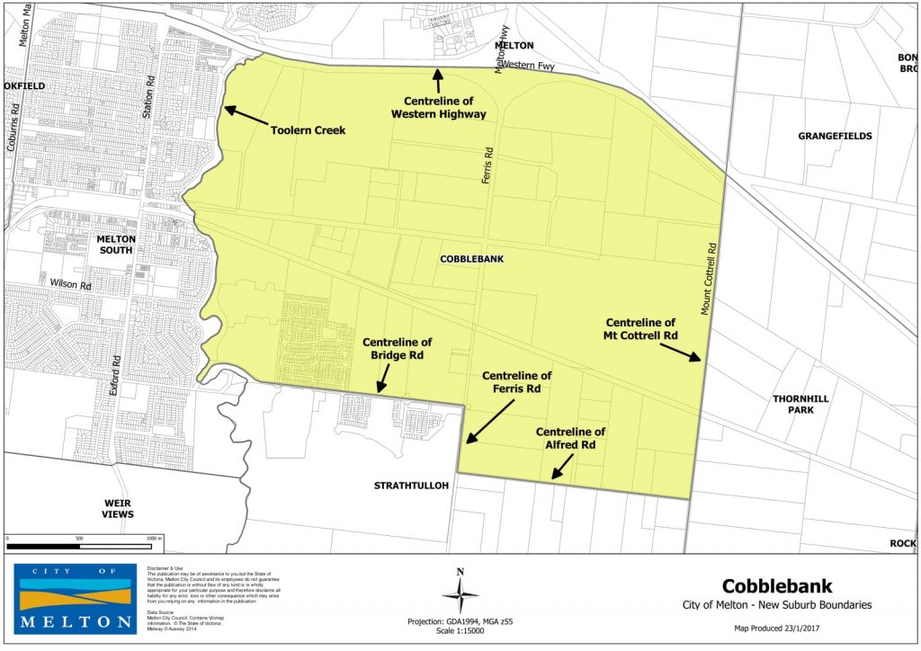 Cobblebank Map